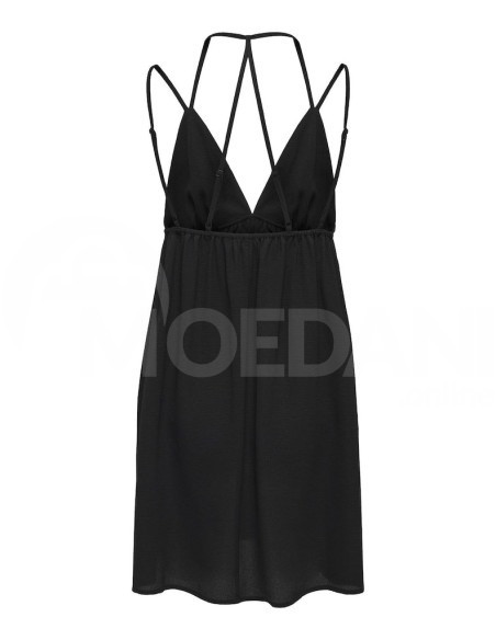 Only - Onlnova Life LUX RAE Dress Solid Black Tbilisi - photo 7