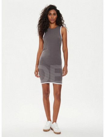 Noisy May - Nmkarin S/L Contrast Short Dress FWD Charcoal Gray Tbilisi - photo 2