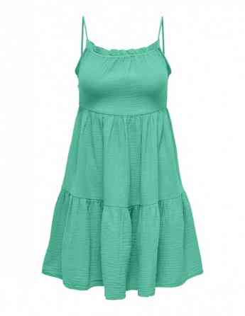 Only - Onlthyra Life Short Strap Dress WVN Spearmint Tbilisi