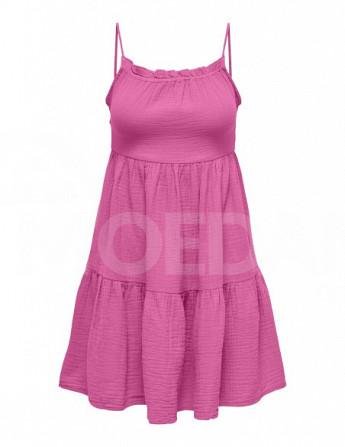 Only - Onlthyra Life Short Strap Dress WVN Strawberry Тбилиси - изображение 4