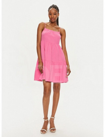 Only - Onlthyra Life Short Strap Dress WVN Strawberry Tbilisi - photo 3