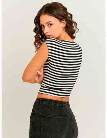 Tally Weijl - Top, Knitted, For Women With Pu Coating Stscoellis XX Tbilisi