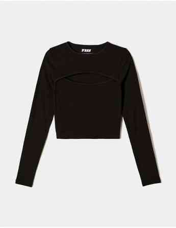 Tally Weijl - Women Knit Cotton Top AQ Blk001 Tbilisi