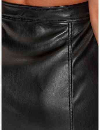 Guess - Carola Faux Leather Mini Skirt Jblk თბილისი