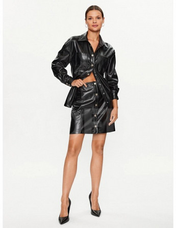 Guess - Carola Faux Leather Mini Skirt Jblk Тбилиси - изображение 1