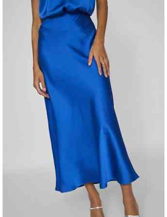 Vila - Viravenna Ankle Skirt/DC Lapis Blue Tbilisi