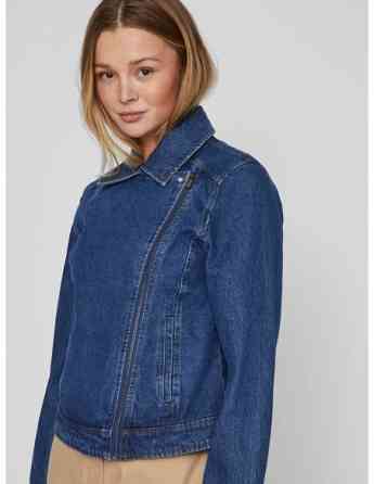 Vila - Vinelly Biker L/S Denim Jacket Тбилиси