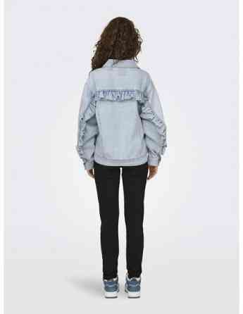 Only - Onlpenny LS OVS Frill DNM Jacket GUA Tbilisi