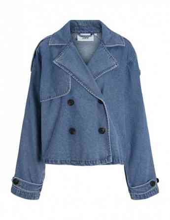 Jjxx - Jxcarlie Short Denim Trenchcoat DNM Tbilisi