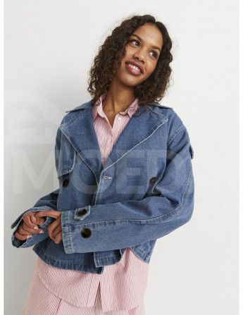 Jjxx - Jxcarlie Short Denim Trenchcoat DNM Тбилиси - изображение 1