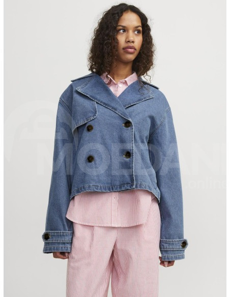 Jjxx - Jxcarlie Short Denim Trenchcoat DNM Tbilisi - photo 3