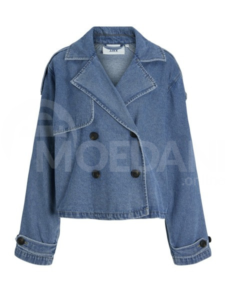 Jjxx - Jxcarlie Short Denim Trenchcoat DNM Tbilisi - photo 5