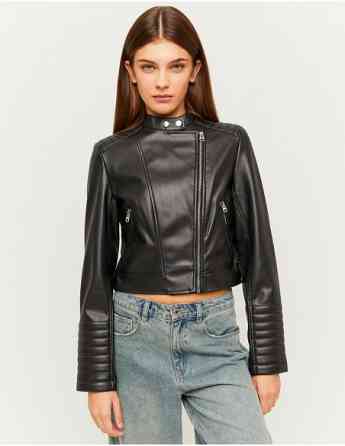 Tally Weijl - Black Faux Leather Biker Jacket Tbilisi