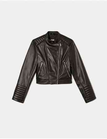 Tally Weijl - Black Faux Leather Biker Jacket Tbilisi