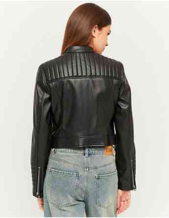 Tally Weijl - Black Faux Leather Biker Jacket Тбилиси