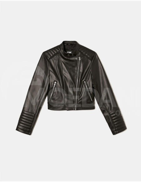 Tally Weijl - Black Faux Leather Biker Jacket Tbilisi - photo 3