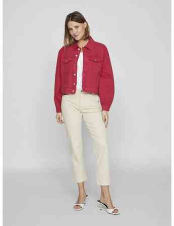 Vila - Viweylie Denim Jacket/PB Cerise თბილისი