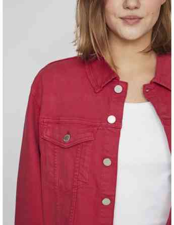 Vila - Viweylie Denim Jacket/PB Cerise Тбилиси