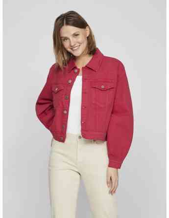 Vila - Viweylie Denim Jacket/PB Cerise Tbilisi