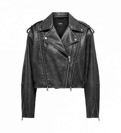 Only - Onlcasey Faux Leather Washed Z Biker OTW Tbilisi