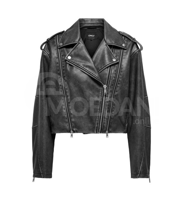 Only - Onlcasey Faux Leather Washed Z Biker OTW Tbilisi - photo 1