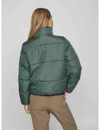 Vila - Vitate L/S Short Puffer Jacket - Noos Pineneedle Tbilisi