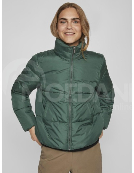 Vila - Vitate L/S Short Puffer Jacket - Noos Pineneedle Tbilisi - photo 2