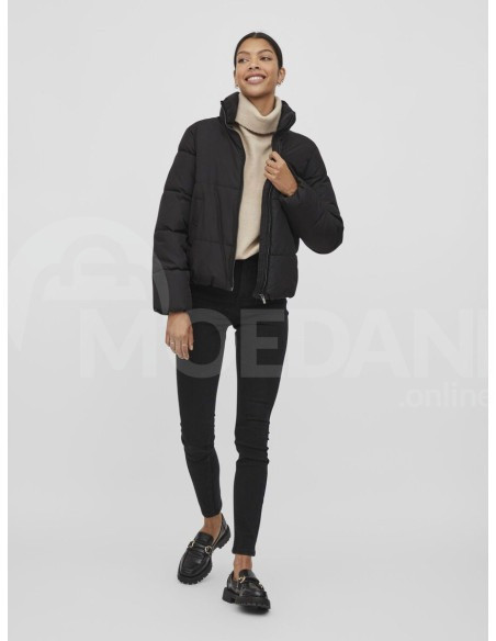 Vila - Vitate L/S Short Puffer Jacket - Noos Black Tbilisi - photo 3