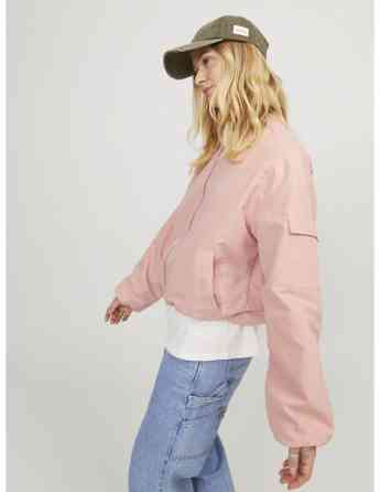 Jjxx - Jxleila Bomber Jacket Silver Pink Tbilisi