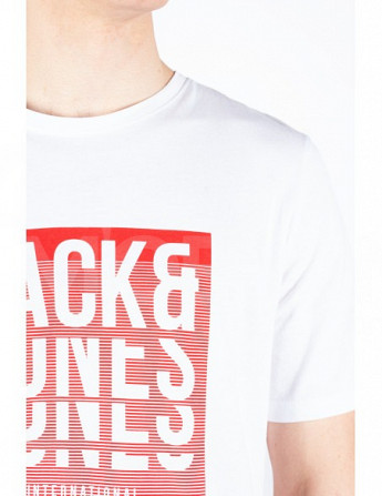 Jack & Jones - Jjflint TEE SS Crew Neck White Тбилиси - изображение 4