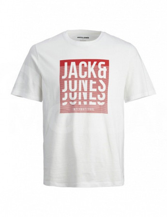 Jack & Jones - Jjflint TEE SS Crew Neck White Тбилиси - изображение 7