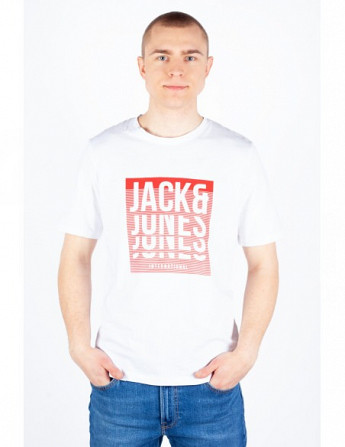 Jack & Jones - Jjflint TEE SS Crew Neck White Тбилиси - изображение 1