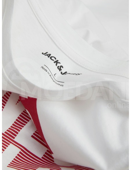 ჯეკ & amp; ჯონსი - Jjflint TEE SS Crew Neck White თბილისი - photo 5