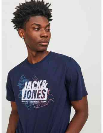 Jack & Jones - Jcomap Logo TEE SS Crew Neck SN Navy Blazer თბილისი