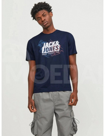 Jack & Jones - Jcomap Logo TEE SS Crew Neck SN Navy Blazer Тбилиси - изображение 1