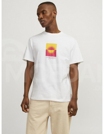 Jack & Jones - Jormarbella Branding TEE SS Crew Bright White Тбилиси - изображение 1