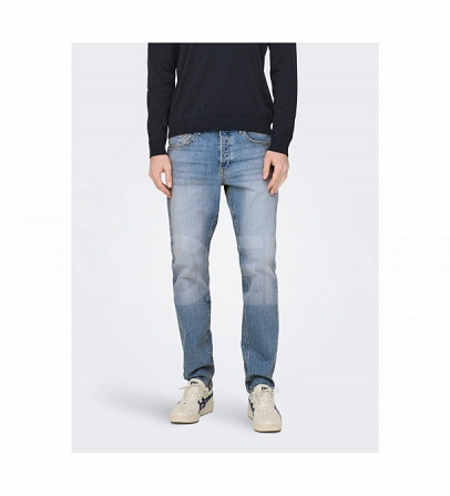 Джинсы Only & Sons - Onsavi Comfort L. Blue 4934 Jeans Noos Тбилиси - изображение 1