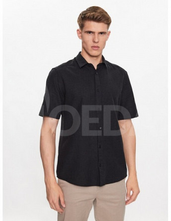 Only & Sons - Onscaiden SS Solid Linen Shirt Black Тбилиси - изображение 1