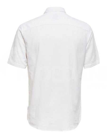 Only & Sons - Onscaiden SS Solid Linen Shirt White Tbilisi - photo 6