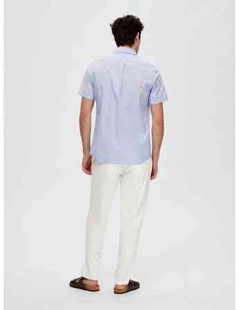 Selected Homme - Slhregnew-Linen Shirt SS Classic Languid თბილისი