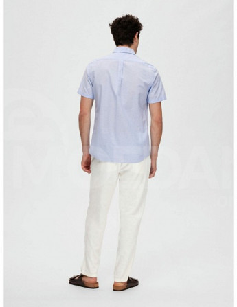 Selected Homme - Slhregnew-Linen Shirt SS Classic Languid Тбилиси - изображение 2