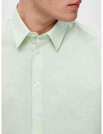 Selected Homme - Slhregnew-Linen Shirt SS Classic Vetiver Тбилиси