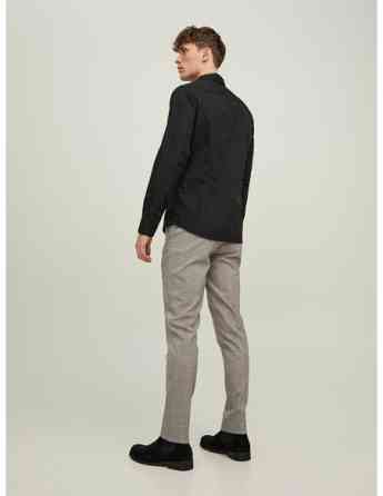 Jack & Jones - Jjjoe Shirt LS Plain Black Tbilisi