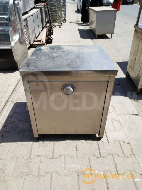 Stainless steel work table with bread storage from Europe+ga Tbilisi - photo 2