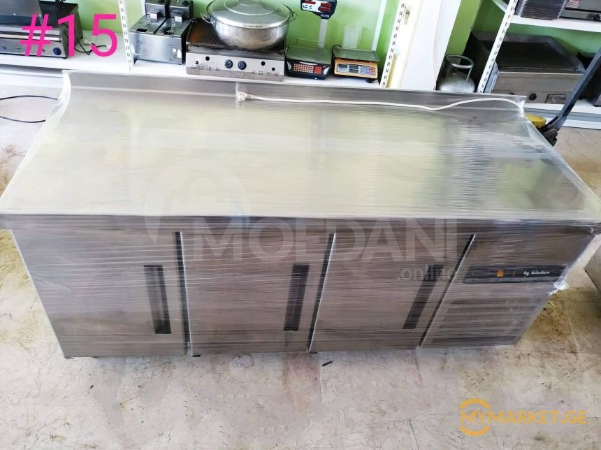 3-дверный стол с холодильником из Европы + рассрочка Тбилиси - изображение 1