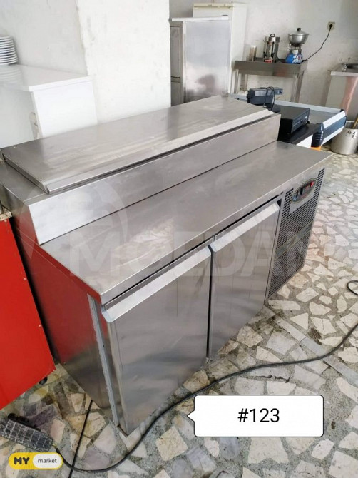 მაგიდა მაცივარი სალათ ბარით ევროპიდან თბილისი - photo 1