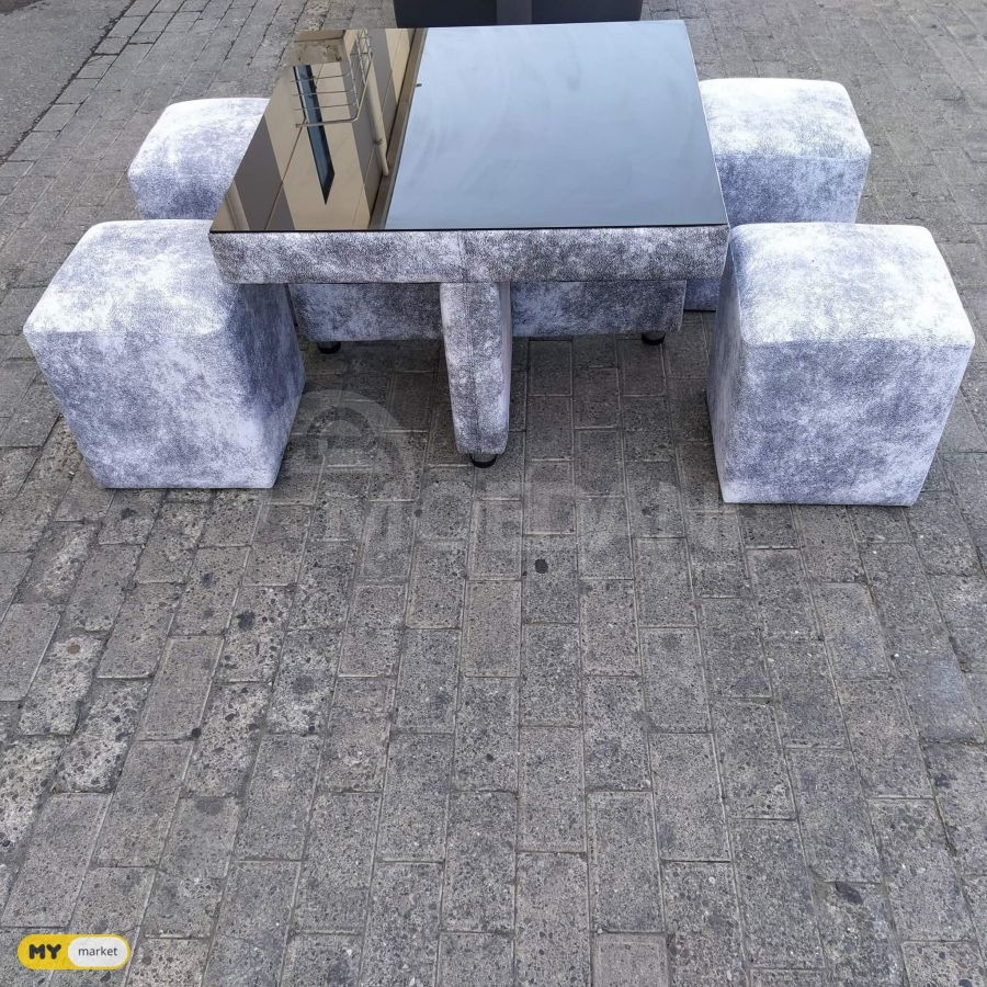 Стол с пуфами Тбилиси - изображение 1