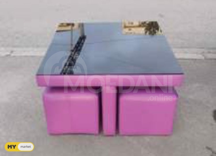 Стол с пуфами Тбилиси - изображение 1