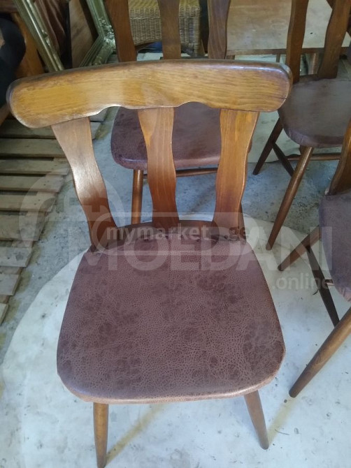 4 wooden chairs from Belgium Tbilisi - photo 3