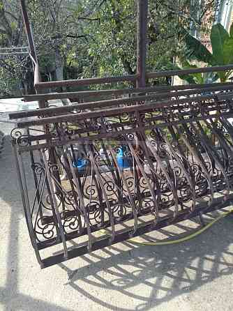 Massive iron railings are 22 meters Tbilisi